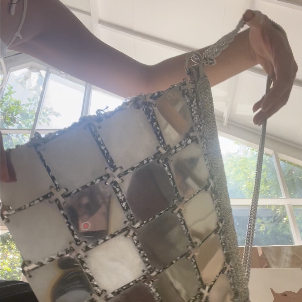Rare Vintage Paco Rabanne Metal Chain Link Bag - Picture 3 of 6
